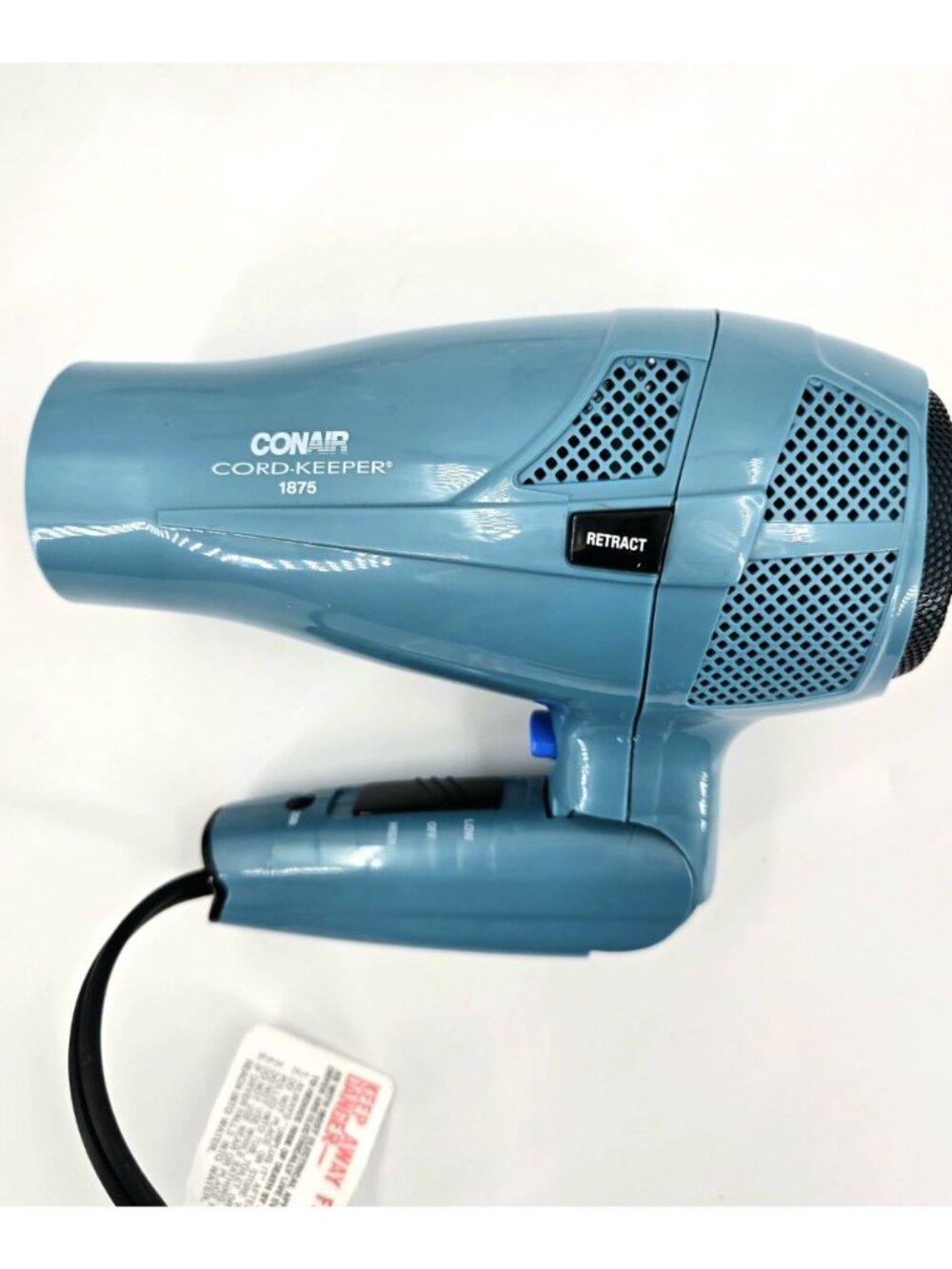 Conair Cord-Keeper Dryer with Folding Handle and Retractable Cord 1875W Ionic - Picture 8 of 10